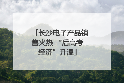 长沙电子产品销售火热 “后高考经济”升温